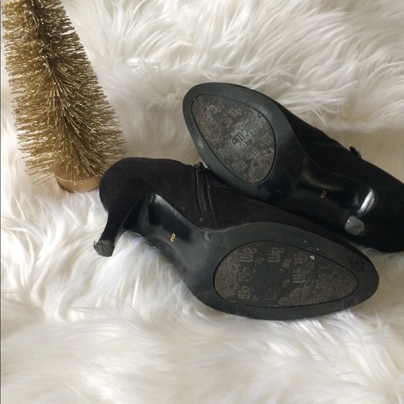 Black suede booties - Picture 5 of 5